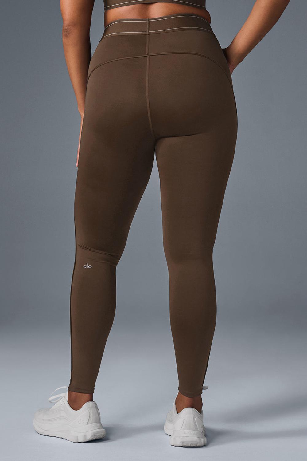 Espresso Women Alo Yoga Airlift High-Waist Suit Up Legging | Australia  49157-MTVB