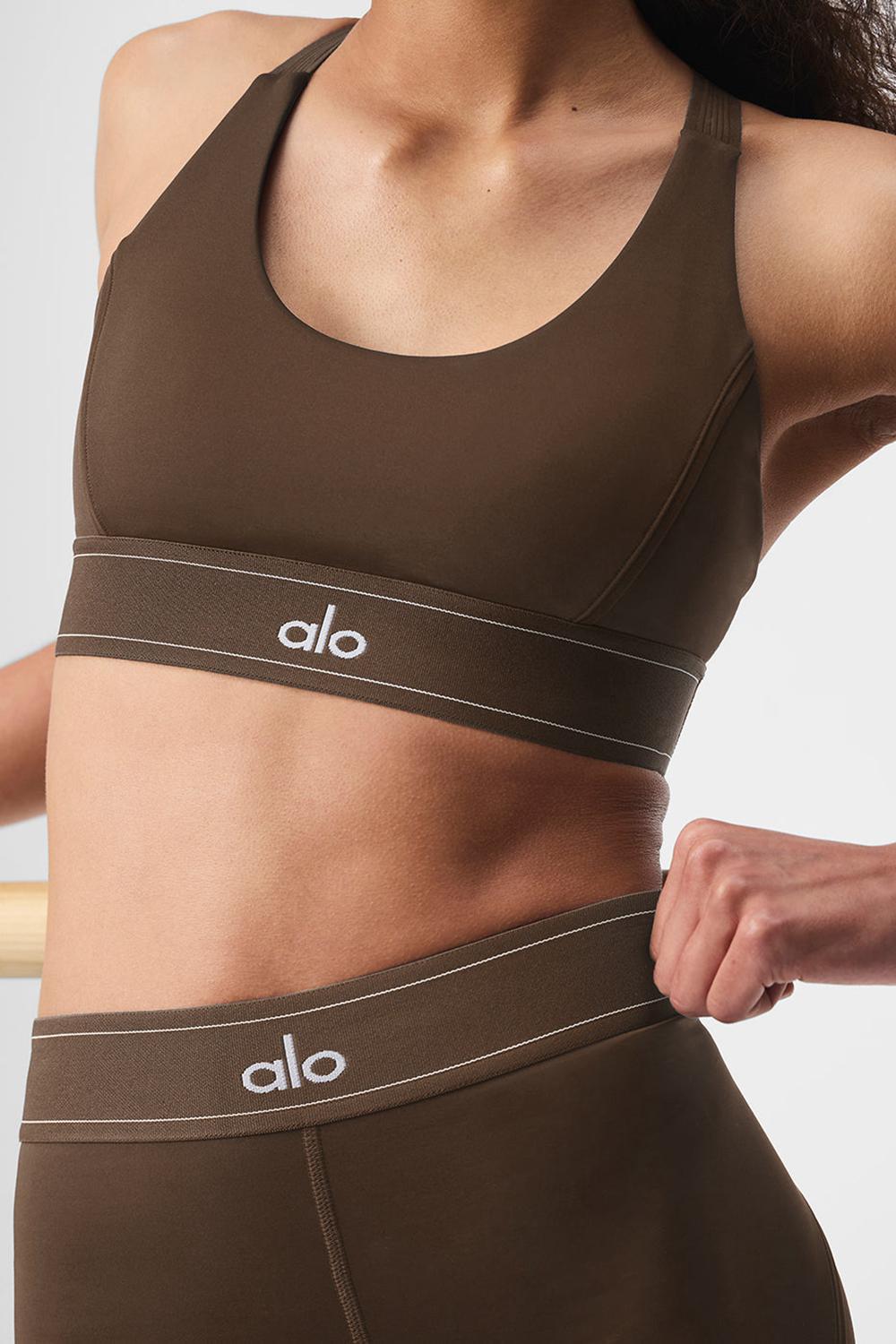 Espresso Women Alo Yoga Airlift Suit Up Bra | Australia  26139-CBYA