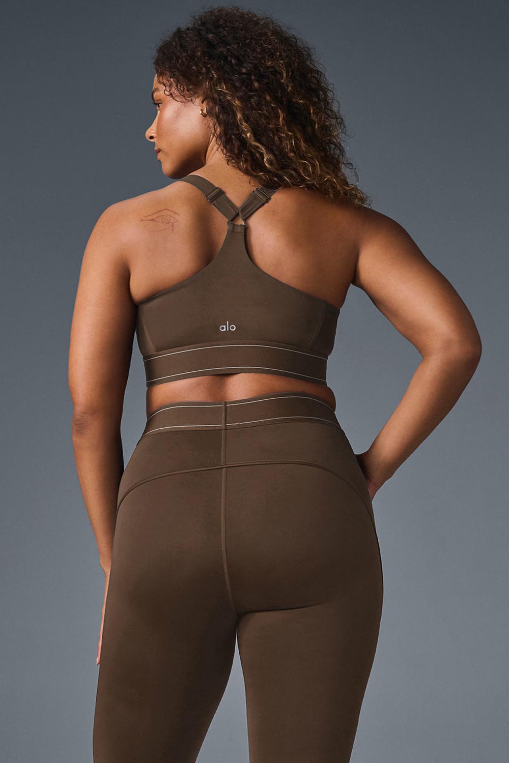 Espresso Women Alo Yoga Airlift Suit Up Bra | Australia  26139-CBYA