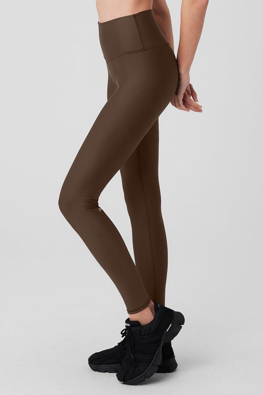 Espresso Women Alo Yoga Airlift Winter Warm High-Waist Legging | Australia  07983-LFYO