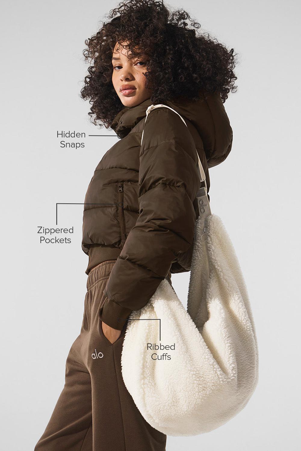Espresso Women Alo Yoga Foxy Jacket | Australia  78940-DXQG