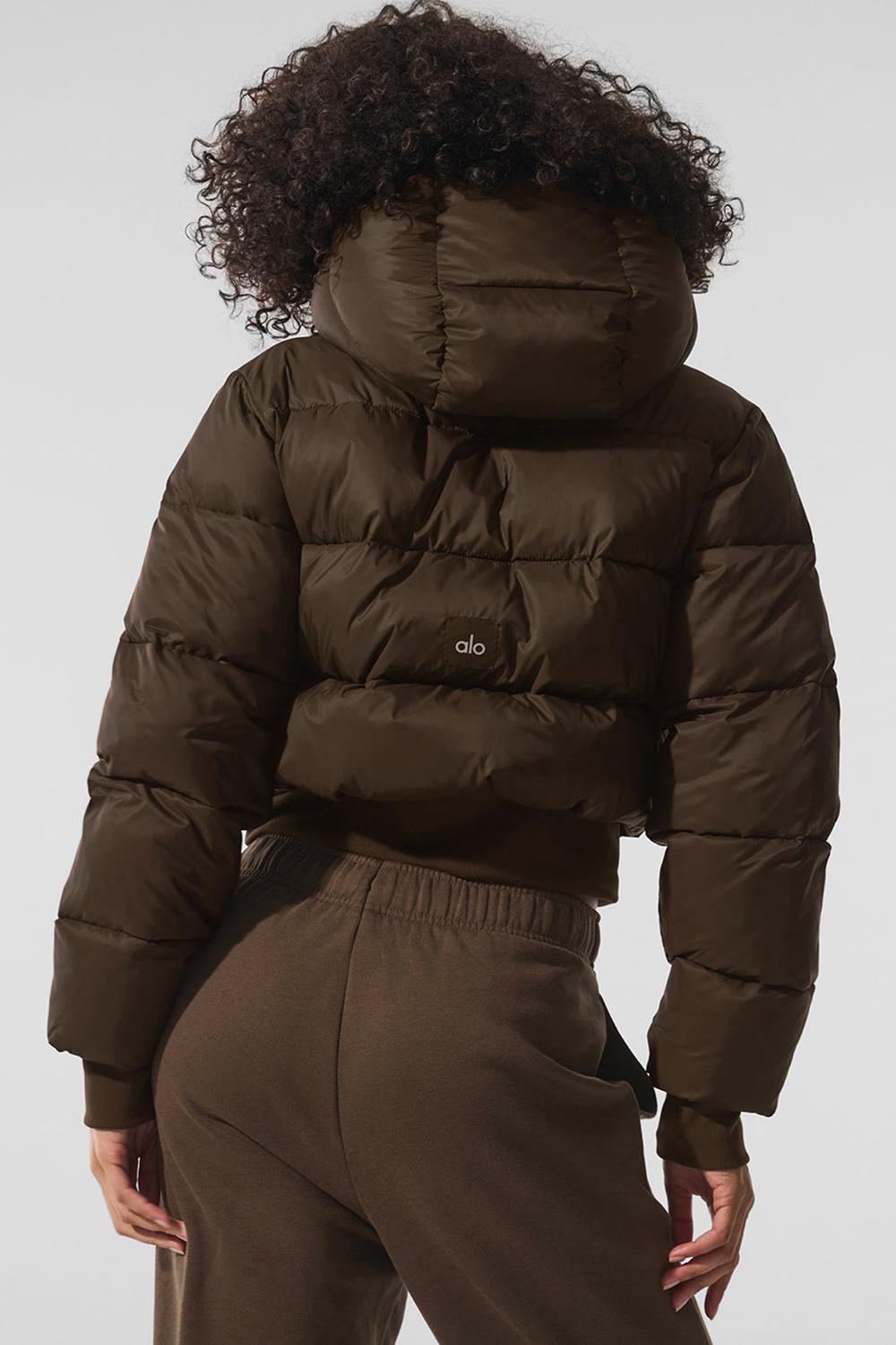 Espresso Women Alo Yoga Foxy Jacket | Australia  78940-DXQG