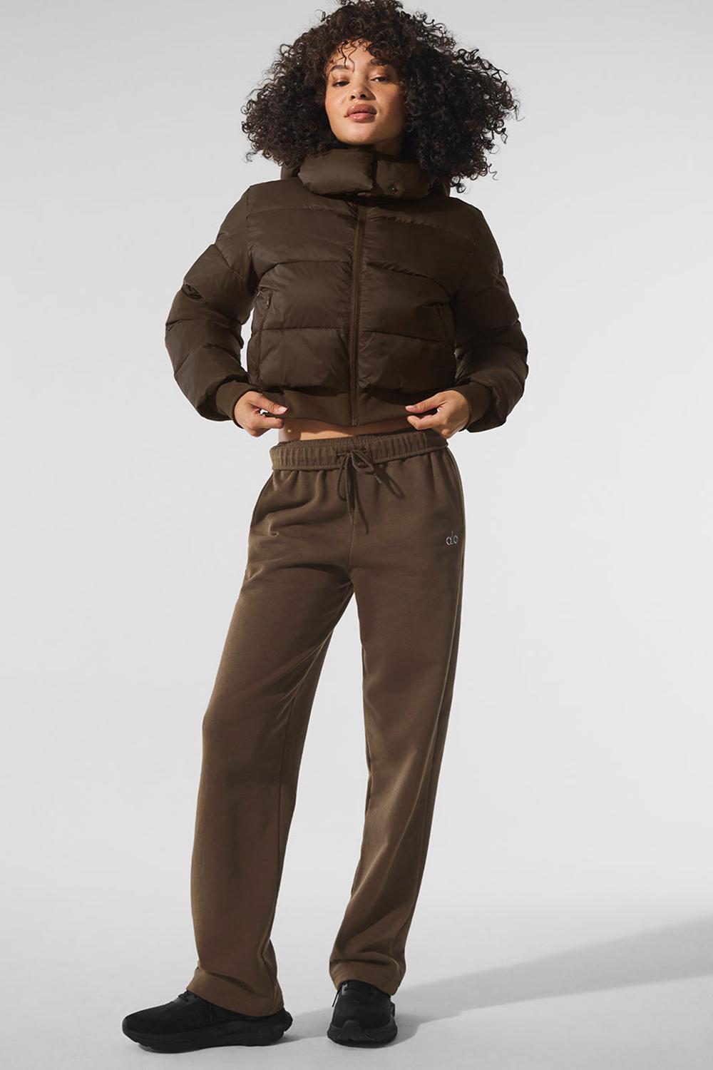 Espresso Women Alo Yoga Foxy Jacket | Australia  78940-DXQG
