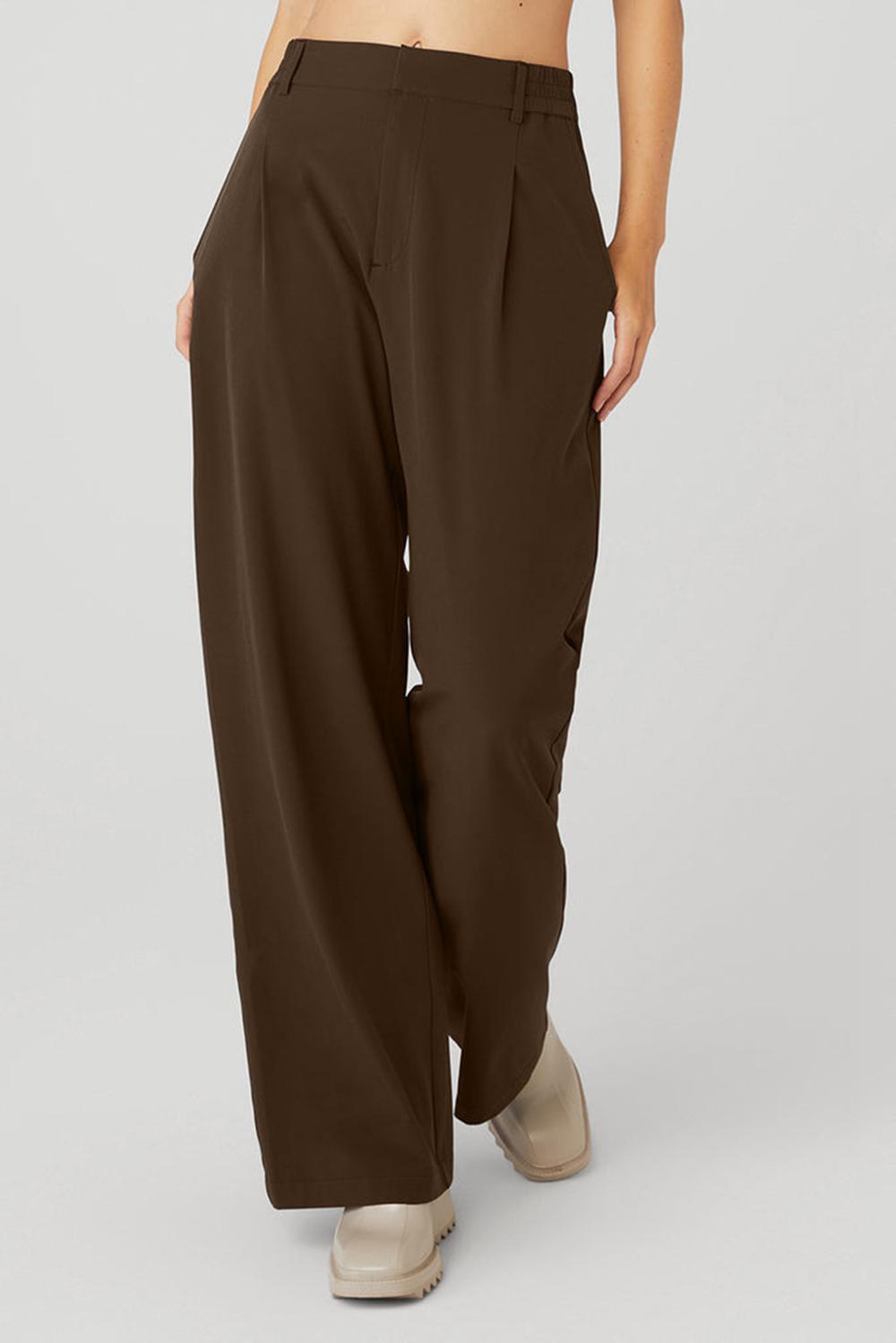 Espresso Women Alo Yoga High-Waist Pursuit Pant | Australia  93784-VIXS