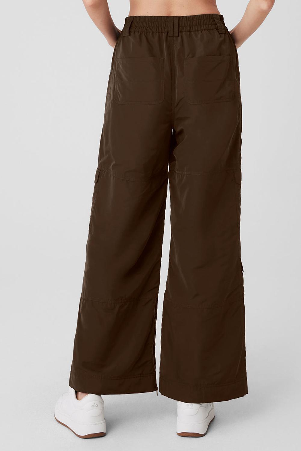 Espresso Women Alo Yoga High-Waist Ski-Moto Pant | Australia  98364-BESH