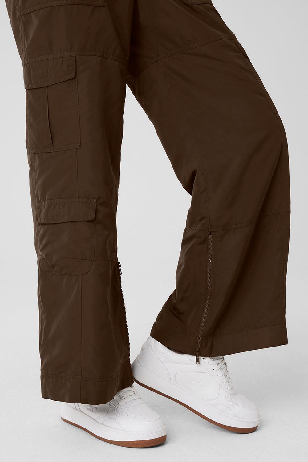 Espresso Women Alo Yoga High-Waist Ski-Moto Pant | Australia  98364-BESH