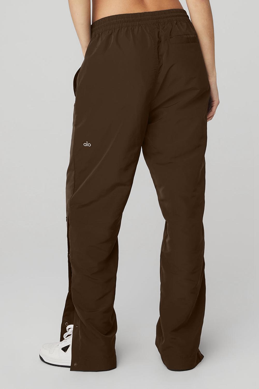 Espresso Women Alo Yoga Legend Snap Pant | Australia  26379-QPGH