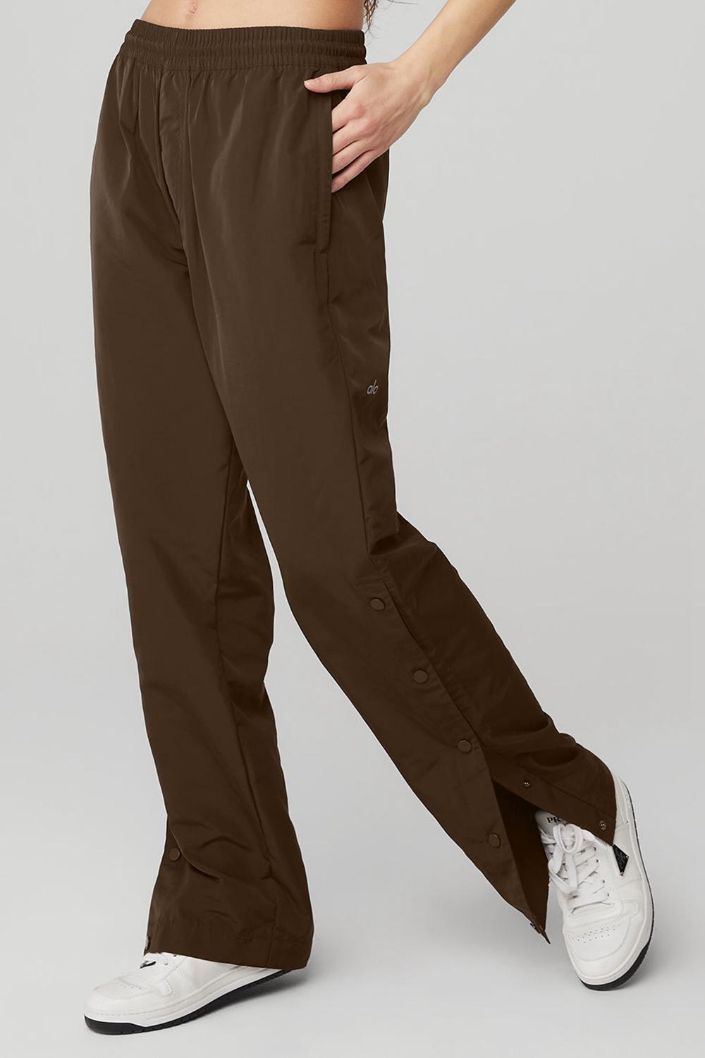 Espresso Women Alo Yoga Legend Snap Pant | Australia  26379-QPGH
