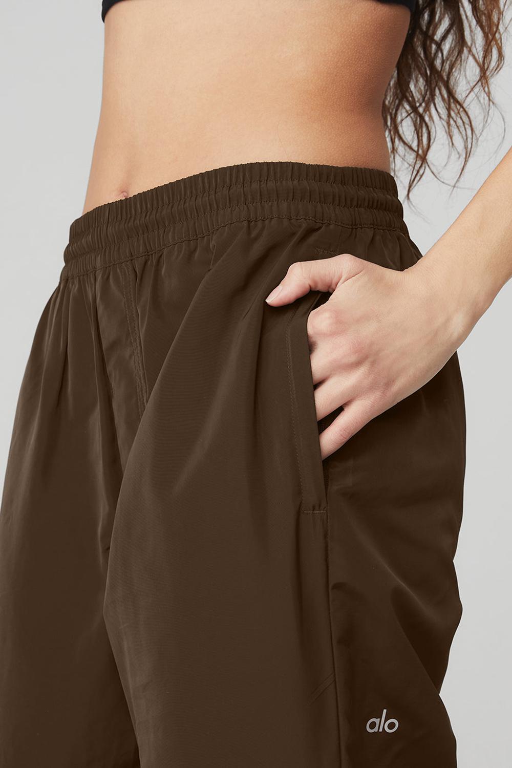Espresso Women Alo Yoga Legend Snap Pant | Australia  26379-QPGH