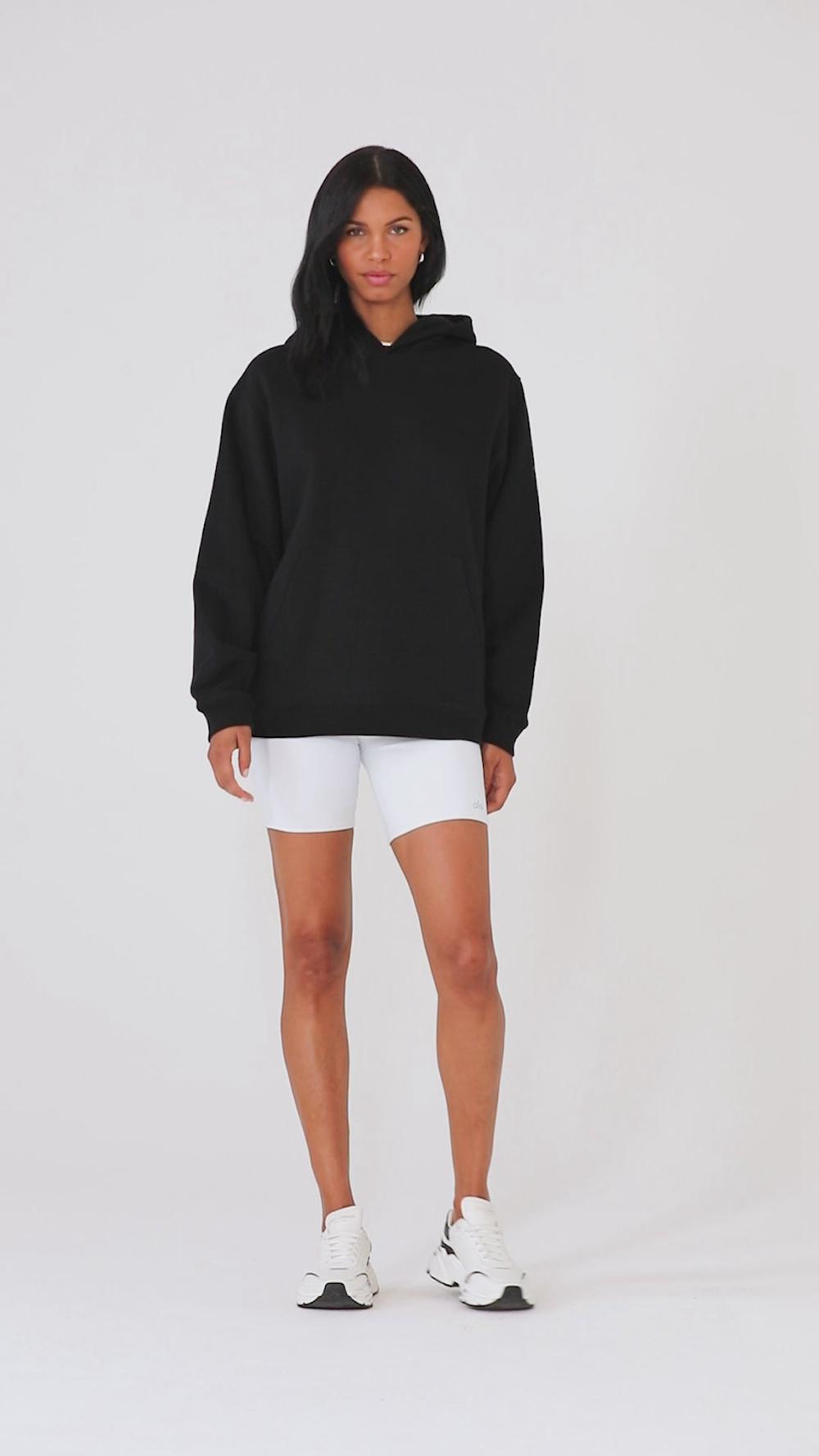 Espresso Women Alo Yoga Renown Heavy Weight Hoodie | Australia  68247-NMTW