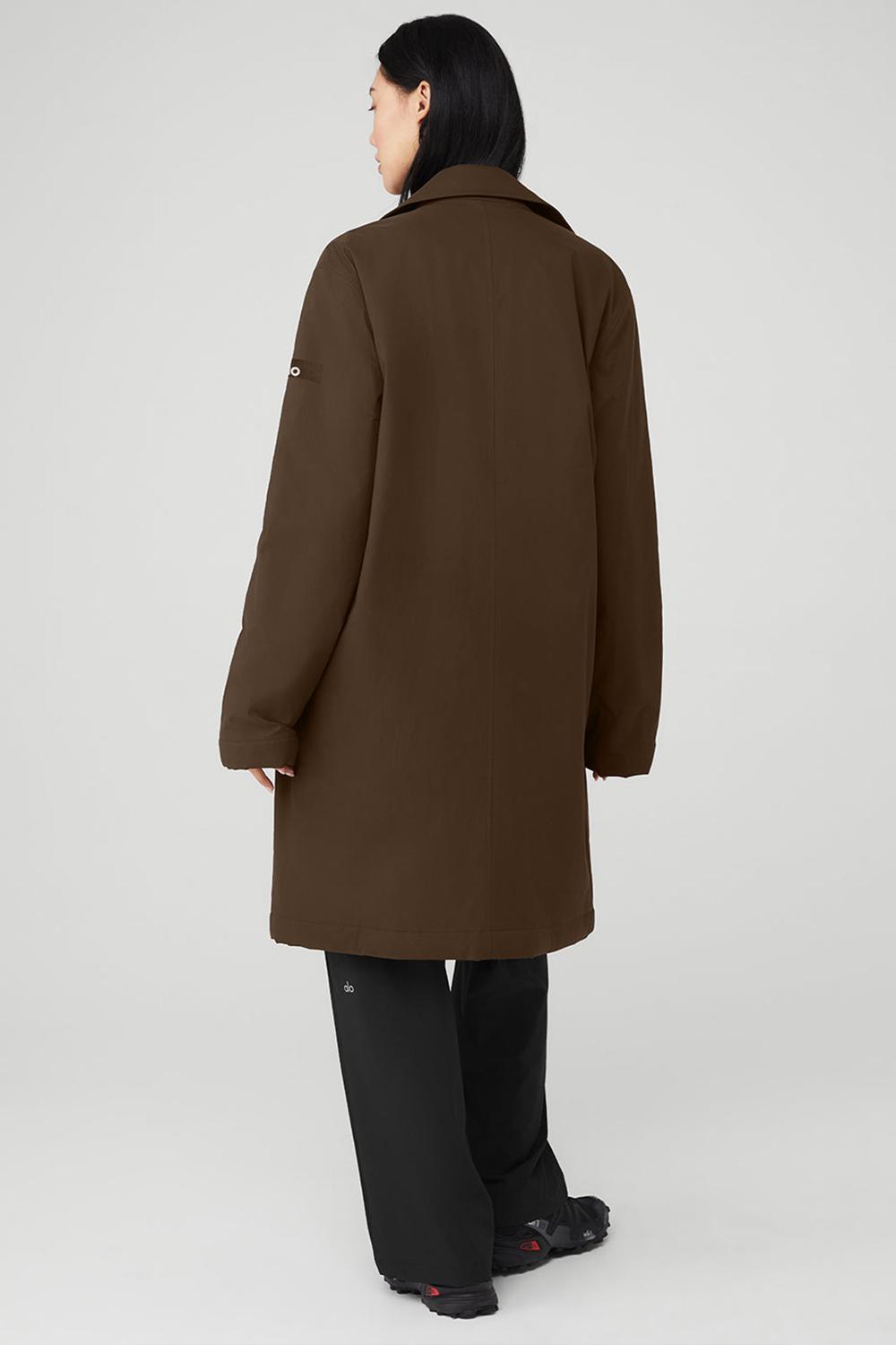 Espresso Women Alo Yoga Signature Overcoat | Australia  89467-KWSV