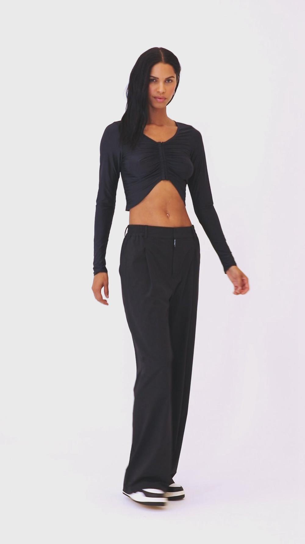 Espresso Women Alo Yoga Standout Long Sleeve | Australia  84260-LUQC
