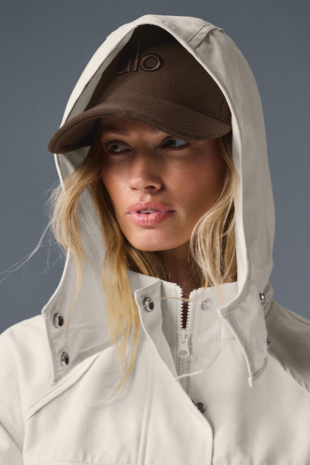 Espresso Women Alo Yoga Wool District Trucker Hat | Australia  27419-NJSD