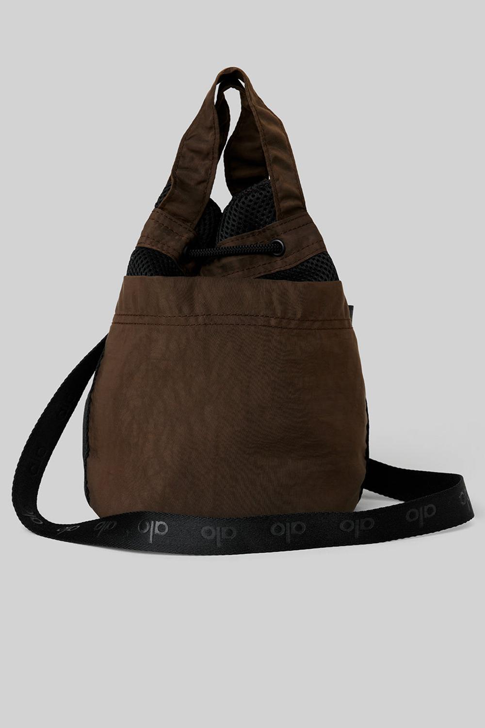 Espresso / Black Men Alo Yoga Cross Body Bucket Bags | Australia  84536-PLRD