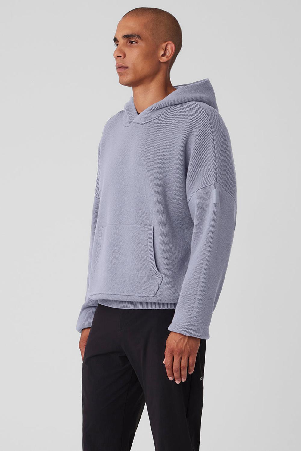 Fog Men Alo Yoga Scholar Hooded Sweater | Australia  40697-QBVU