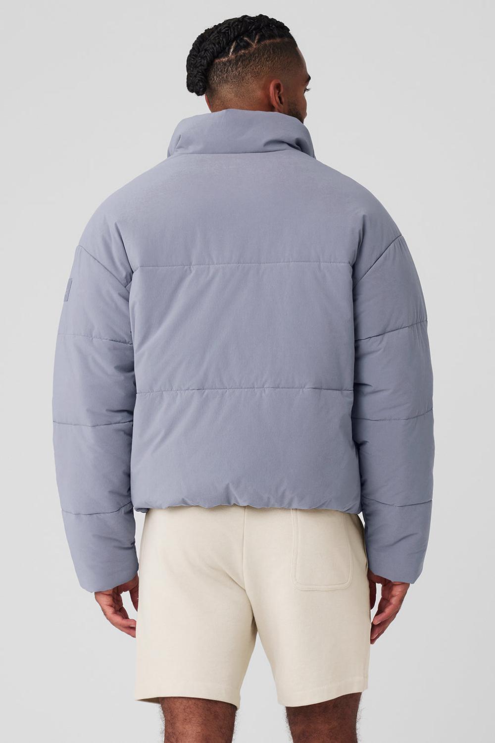 Fog Men Alo Yoga Stretch Woven Street Puffer Jacket | Australia  71645-OBNG