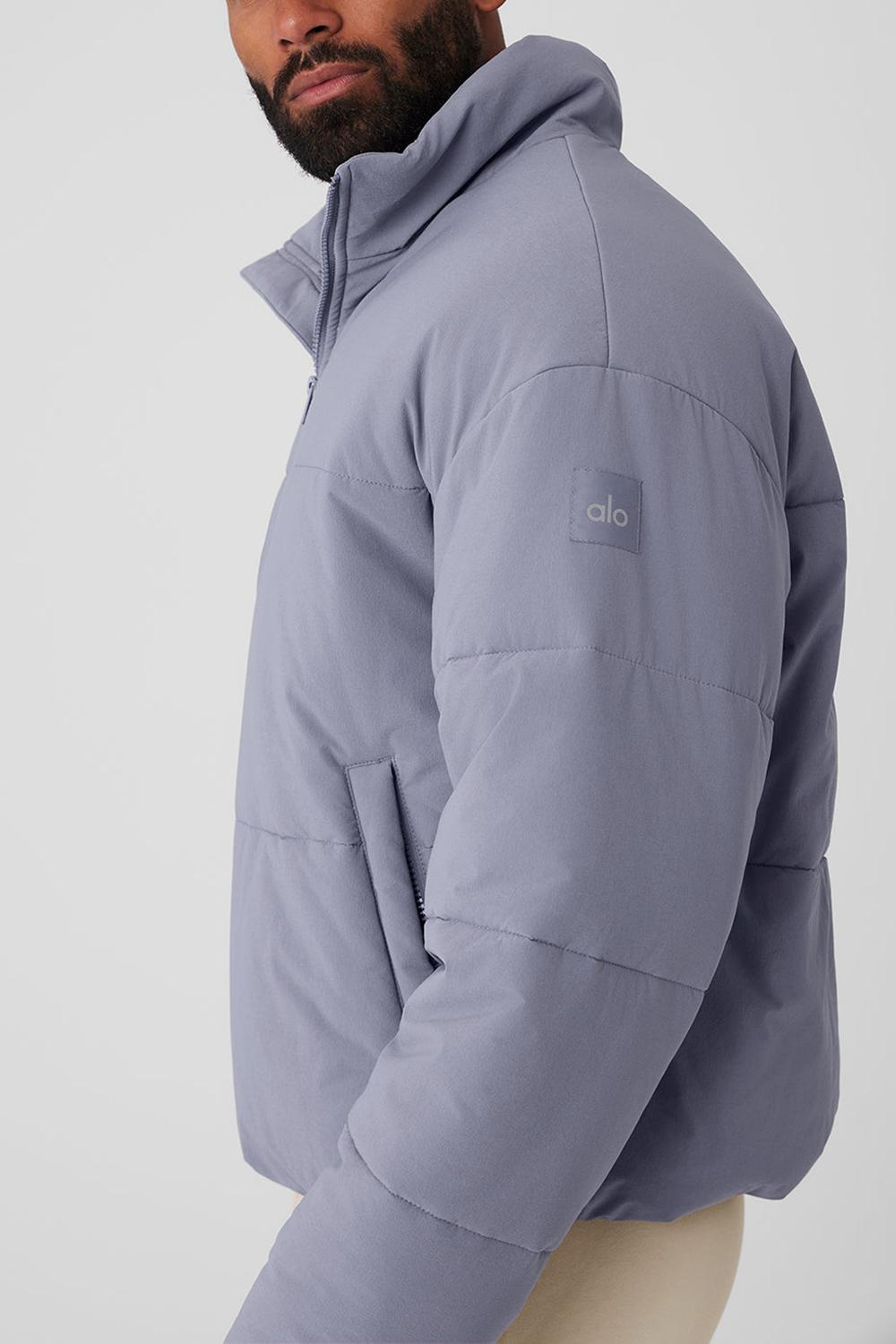 Fog Men Alo Yoga Stretch Woven Street Puffer Jacket | Australia  71645-OBNG