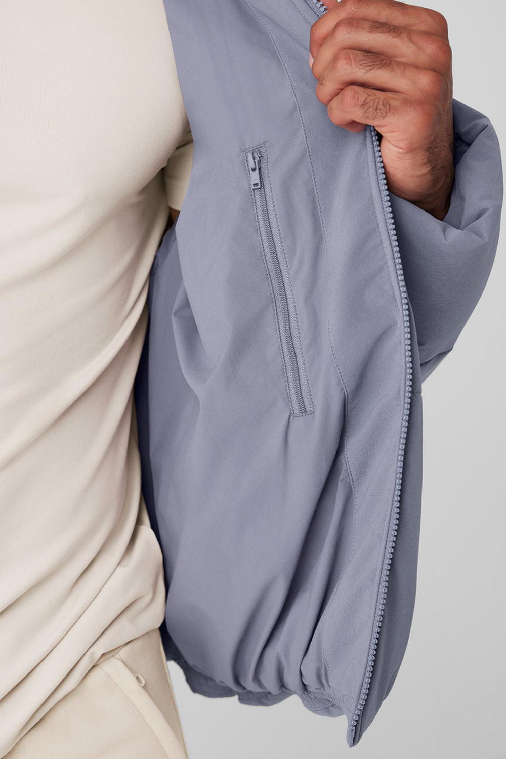 Fog Men Alo Yoga Stretch Woven Street Puffer Jacket | Australia  71645-OBNG