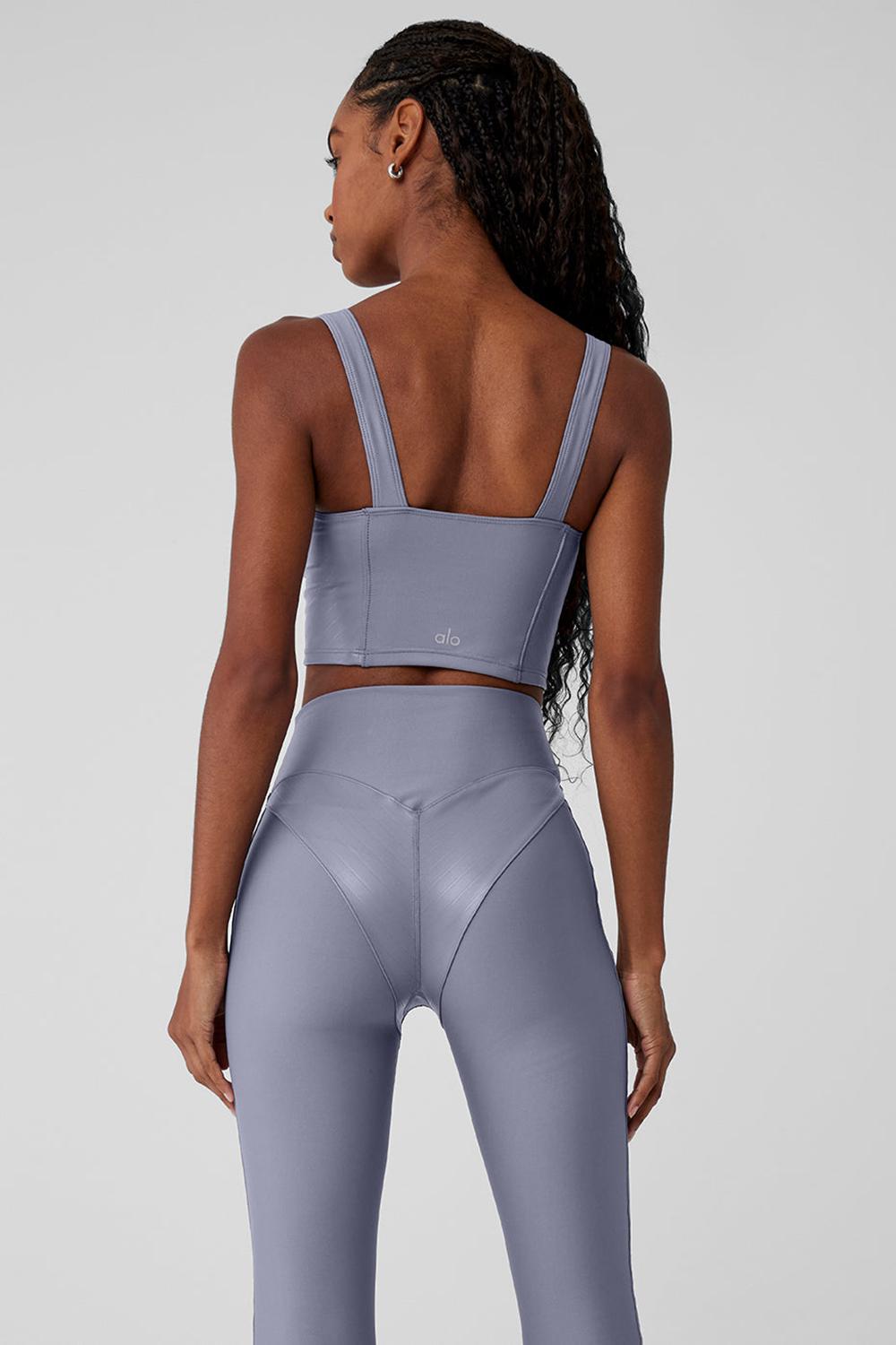 Fog Women Alo Yoga Airlift Winter Warm Cropped Supermoto Tank | Australia  86307-YPWS