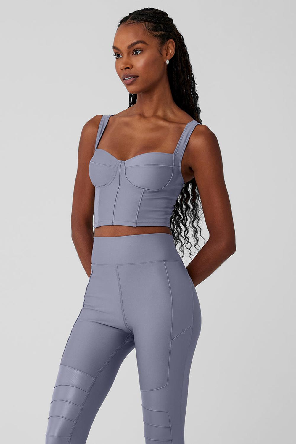 Fog Women Alo Yoga Airlift Winter Warm Cropped Supermoto Tank | Australia  86307-YPWS