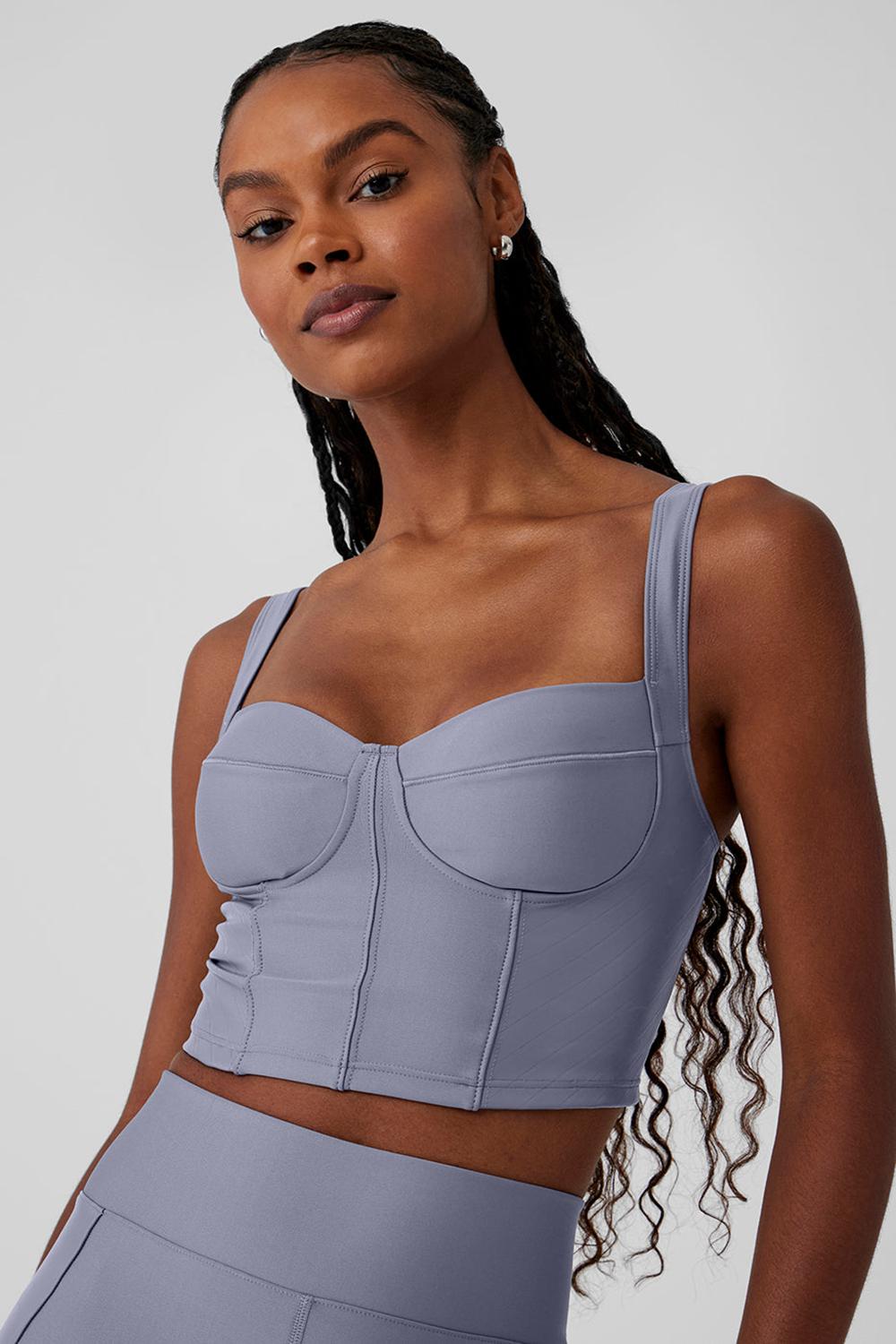 Fog Women Alo Yoga Airlift Winter Warm Cropped Supermoto Tank | Australia  86307-YPWS