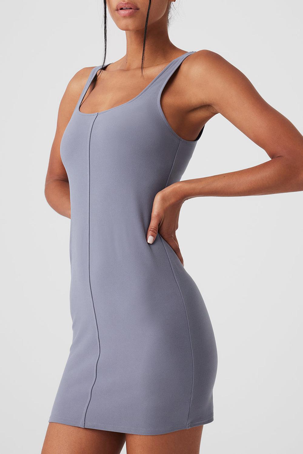 Fog Women Alo Yoga Alosoft Head Start Dress | Australia  38645-CBVE