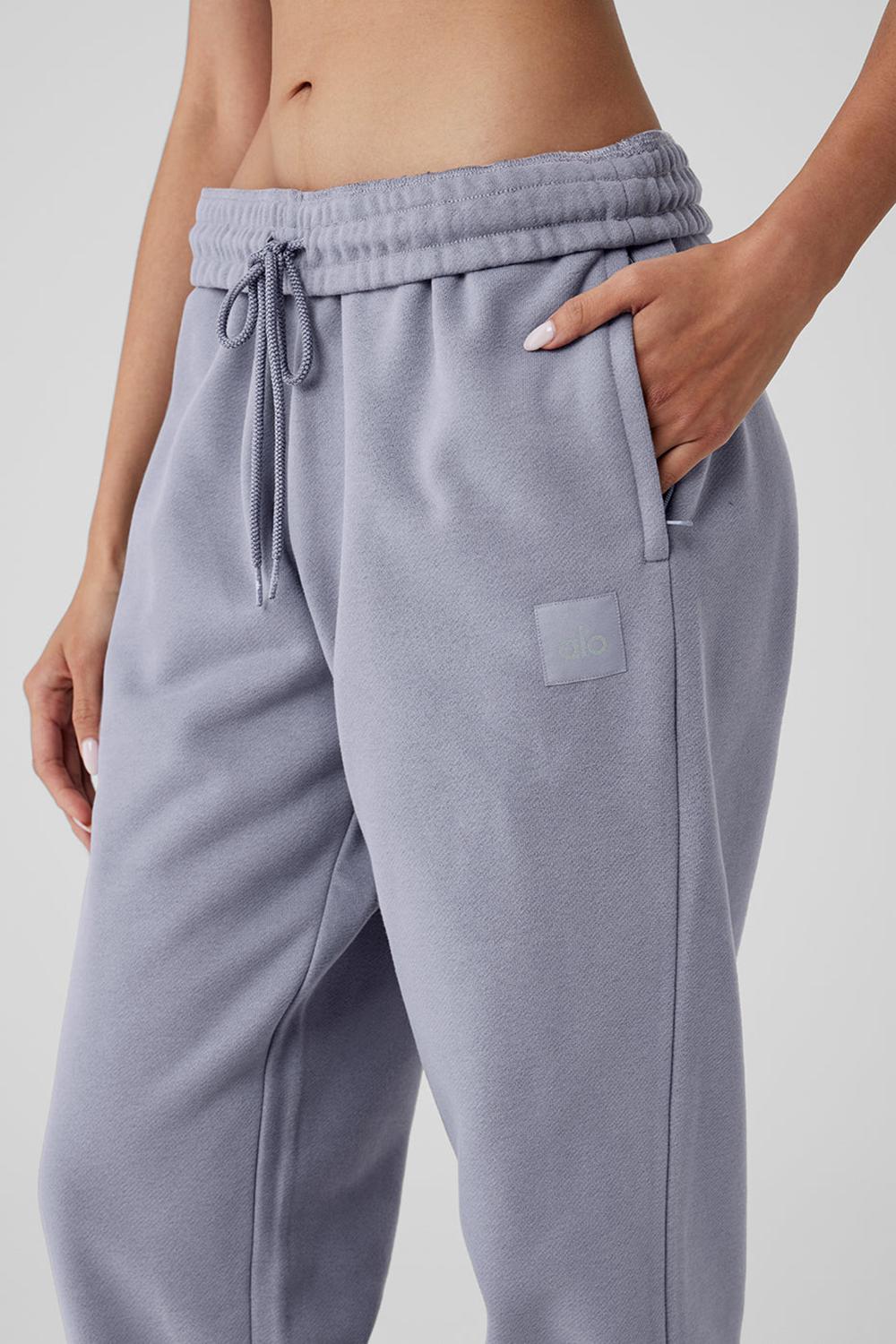 Fog Women Alo Yoga Cuffed Renown Heavy Weight Sweatpant | Australia  73264-ATCV