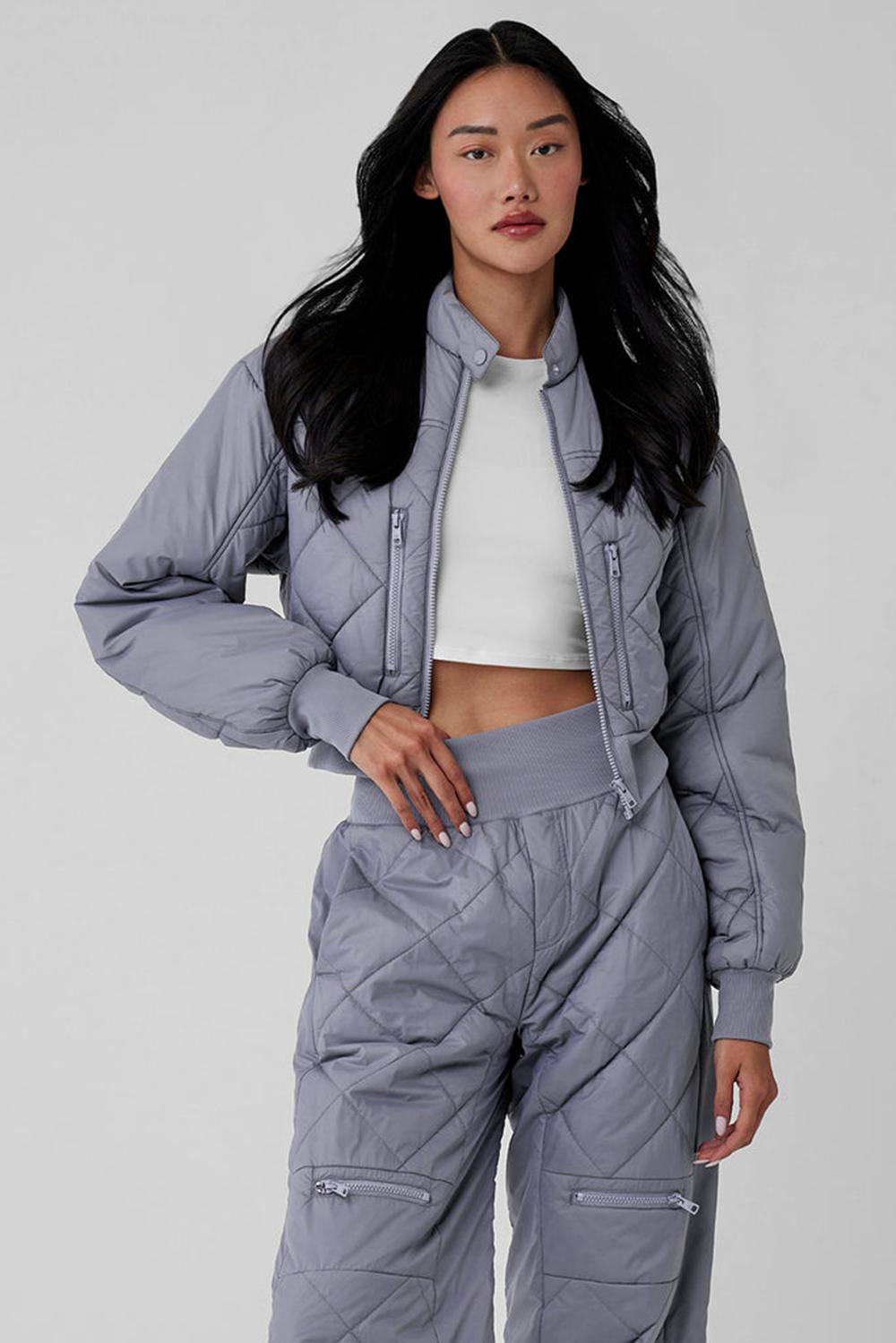 Fog Women Alo Yoga Snowrider Puffer Jacket | Australia  30148-WCKA