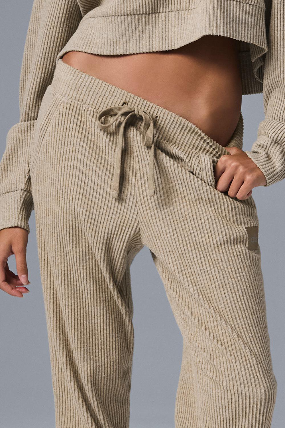 Gravel Heather Women Alo Yoga Muse Sweatpant | Australia  85097-SIDE