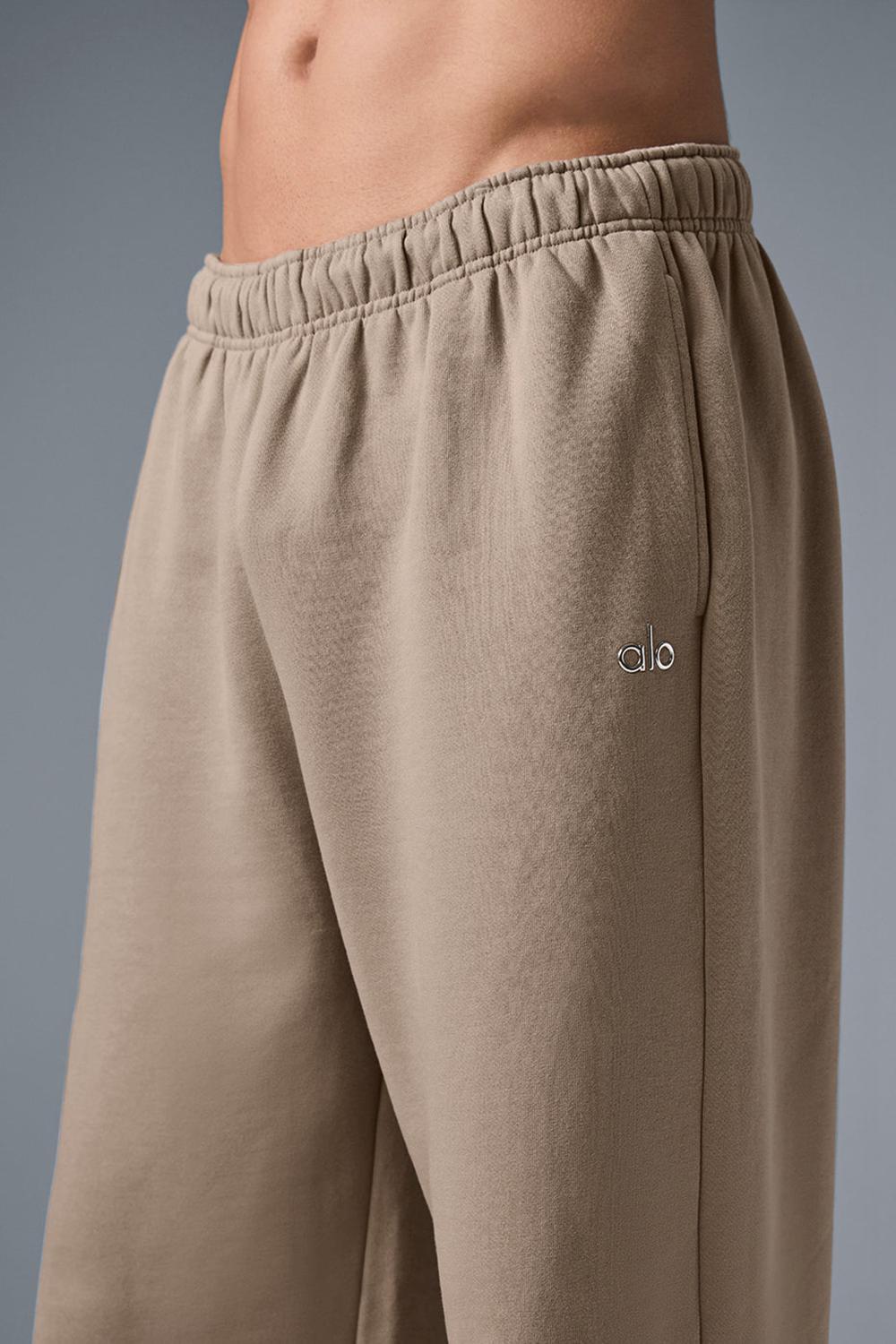 Gravel Men Alo Yoga Accolade Straight Leg Sweatpant | Australia  24853-LYMK