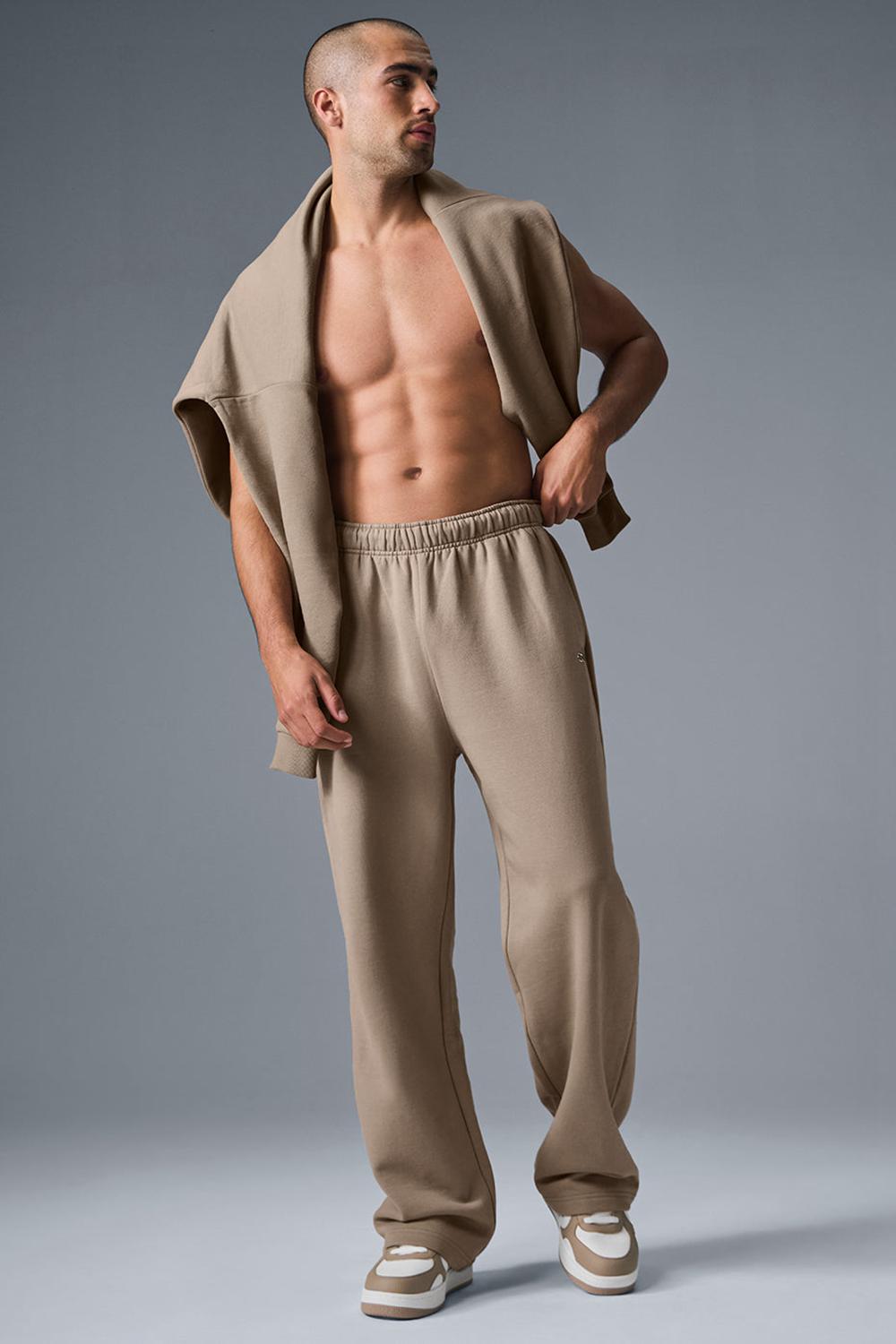 Gravel Men Alo Yoga Accolade Straight Leg Sweatpant | Australia  24853-LYMK