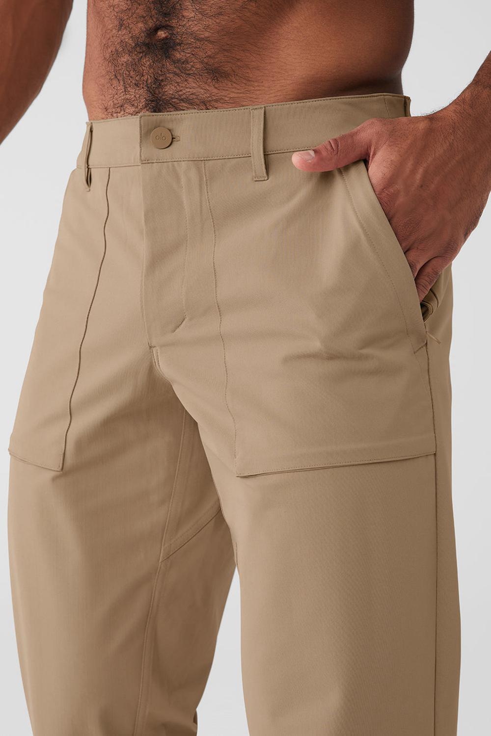 Gravel Men Alo Yoga Block Pant | Australia  67954-HBLZ