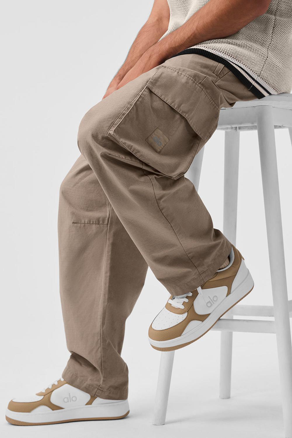 Gravel Men Alo Yoga Cargo Ripstop Pant | Australia  36457-XBYR