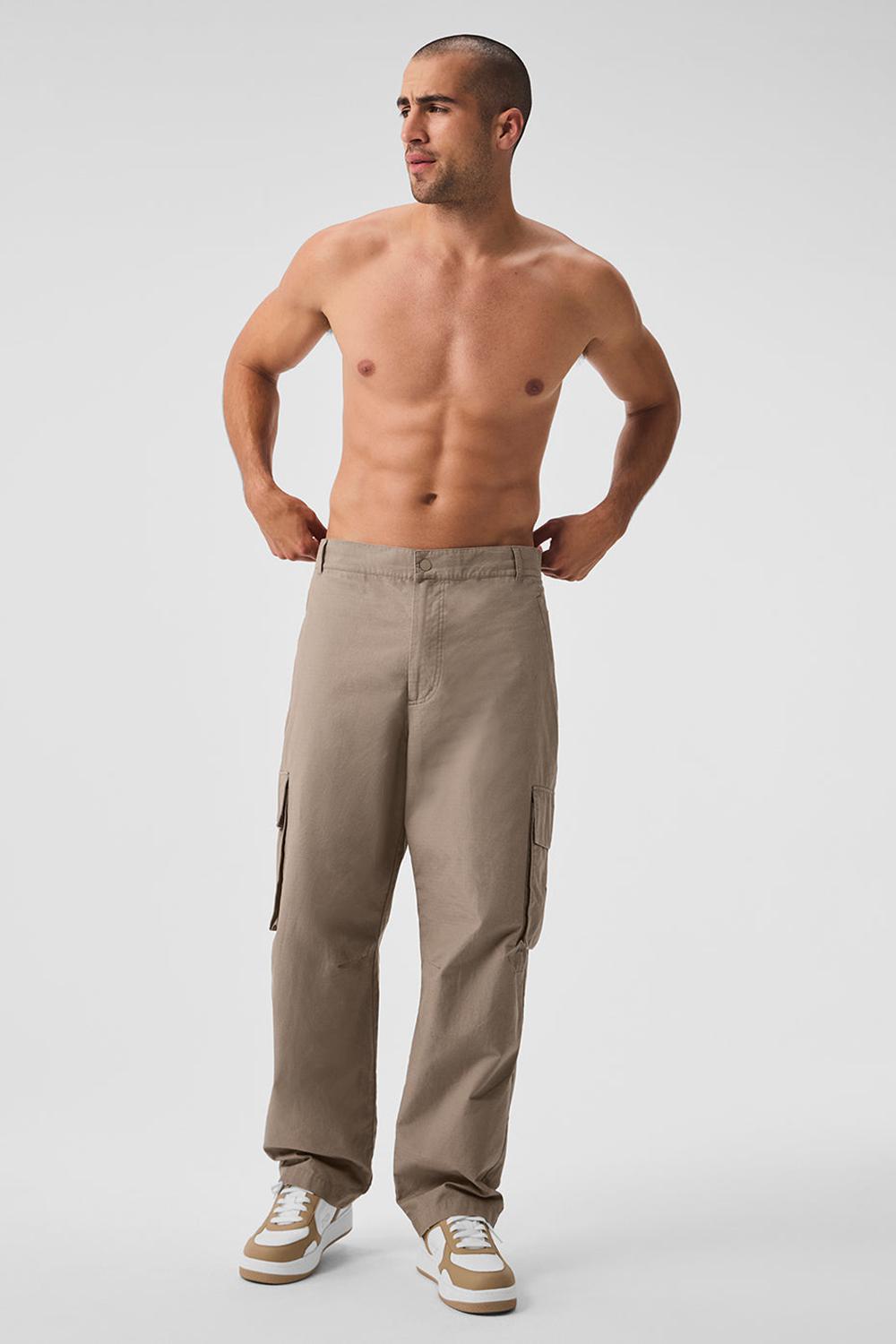 Gravel Men Alo Yoga Cargo Ripstop Pant | Australia  36457-XBYR
