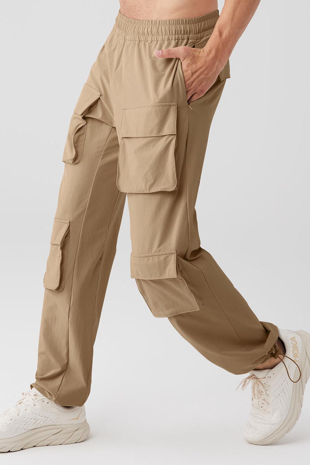 Gravel Men Alo Yoga Cargo Venture Pant | Australia  37180-DLWN