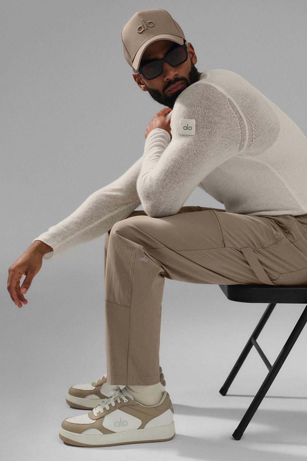 Gravel Men Alo Yoga Co-Op Carpenter Track Pant | Australia  26430-BDWV