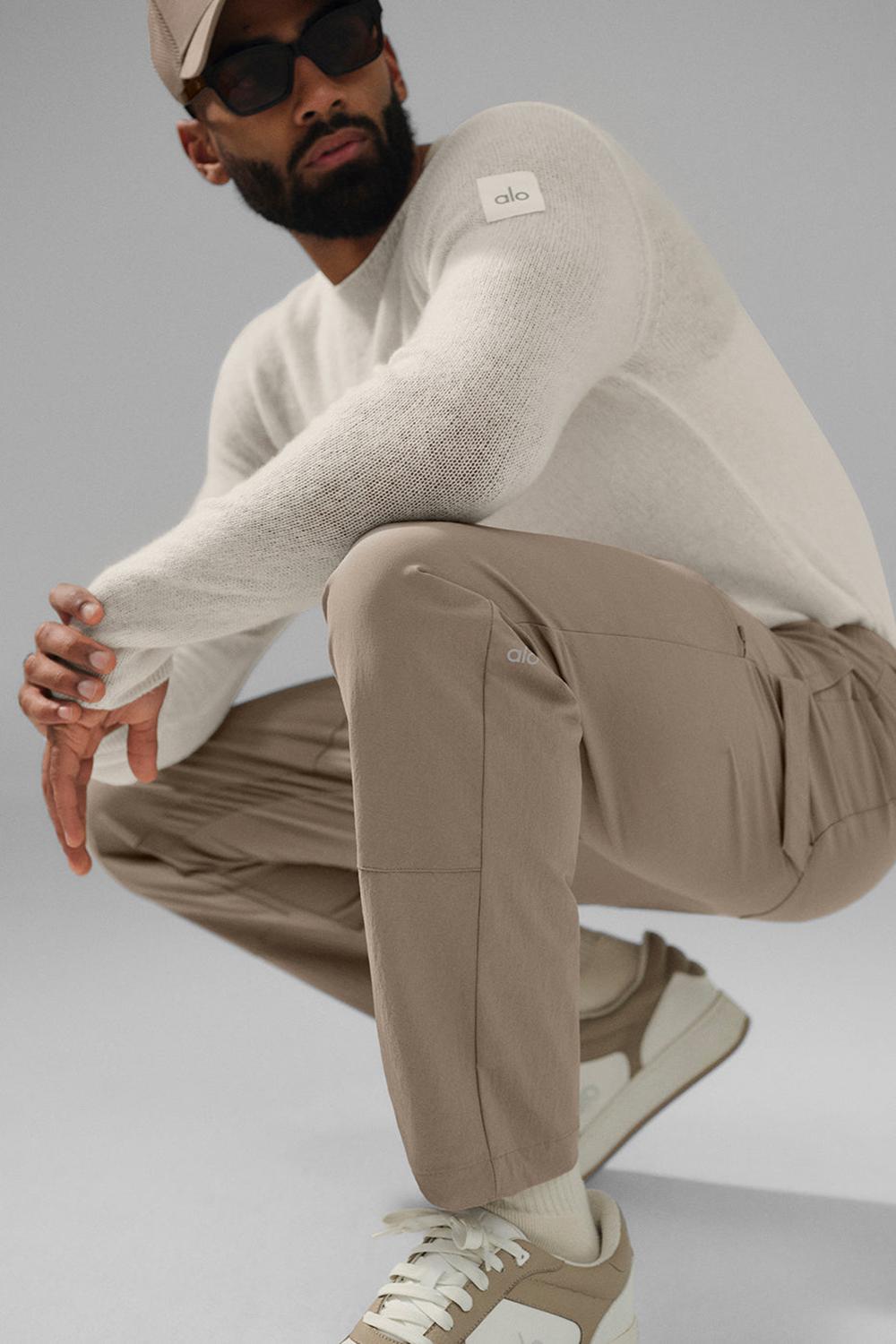 Gravel Men Alo Yoga Co-Op Carpenter Track Pant | Australia  26430-BDWV
