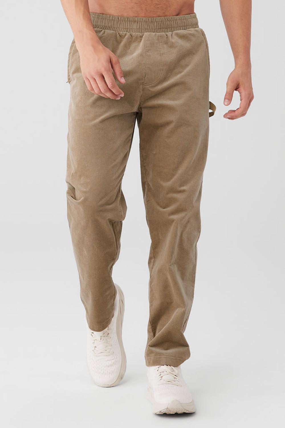 Gravel Men Alo Yoga Corduroy District Sweatpant | Australia  68341-PUHG
