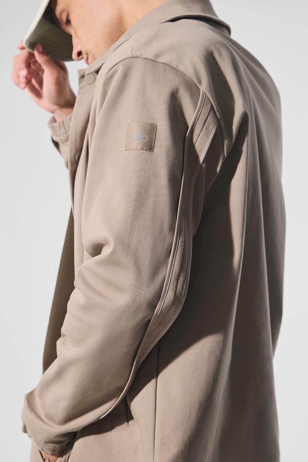 Gravel Men Alo Yoga Edition Sueded Jacket | Australia  53061-WKHD
