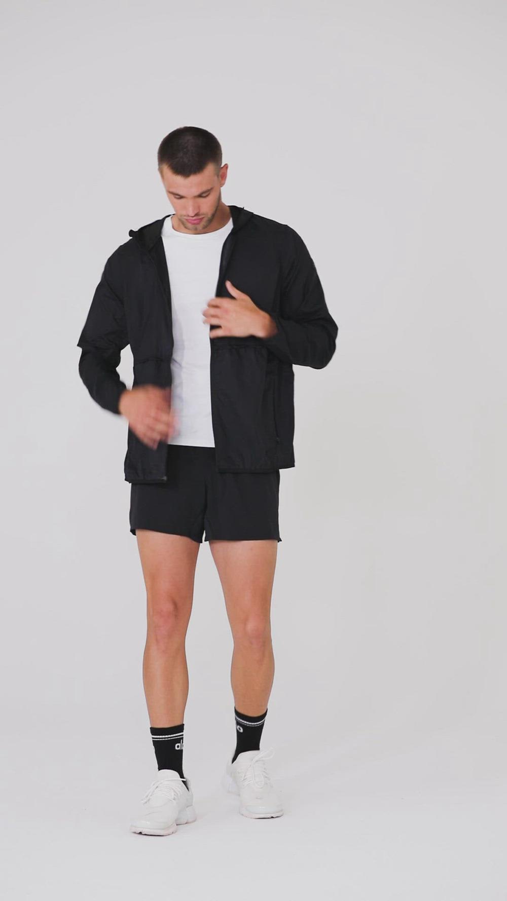 Gravel Men Alo Yoga Repeat Running Jacket | Australia  98703-NZRG