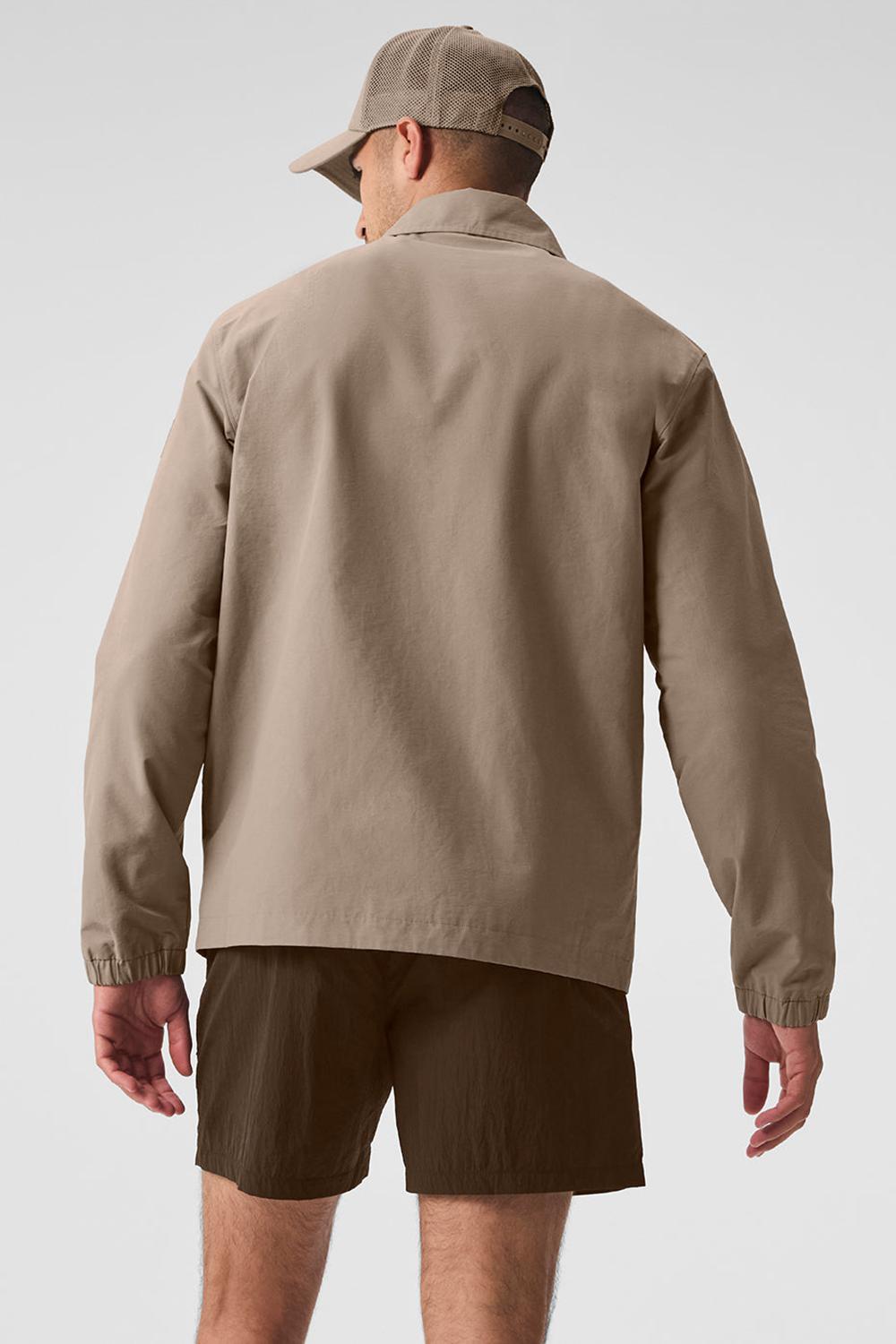 Gravel Men Alo Yoga Torrent Overshirt | Australia  79523-XJDW