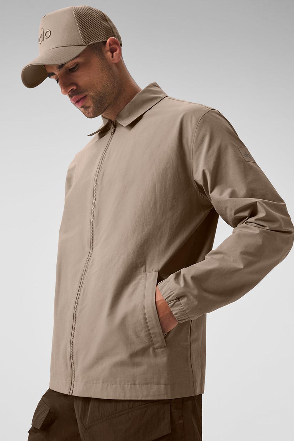 Gravel Men Alo Yoga Torrent Overshirt | Australia  79523-XJDW