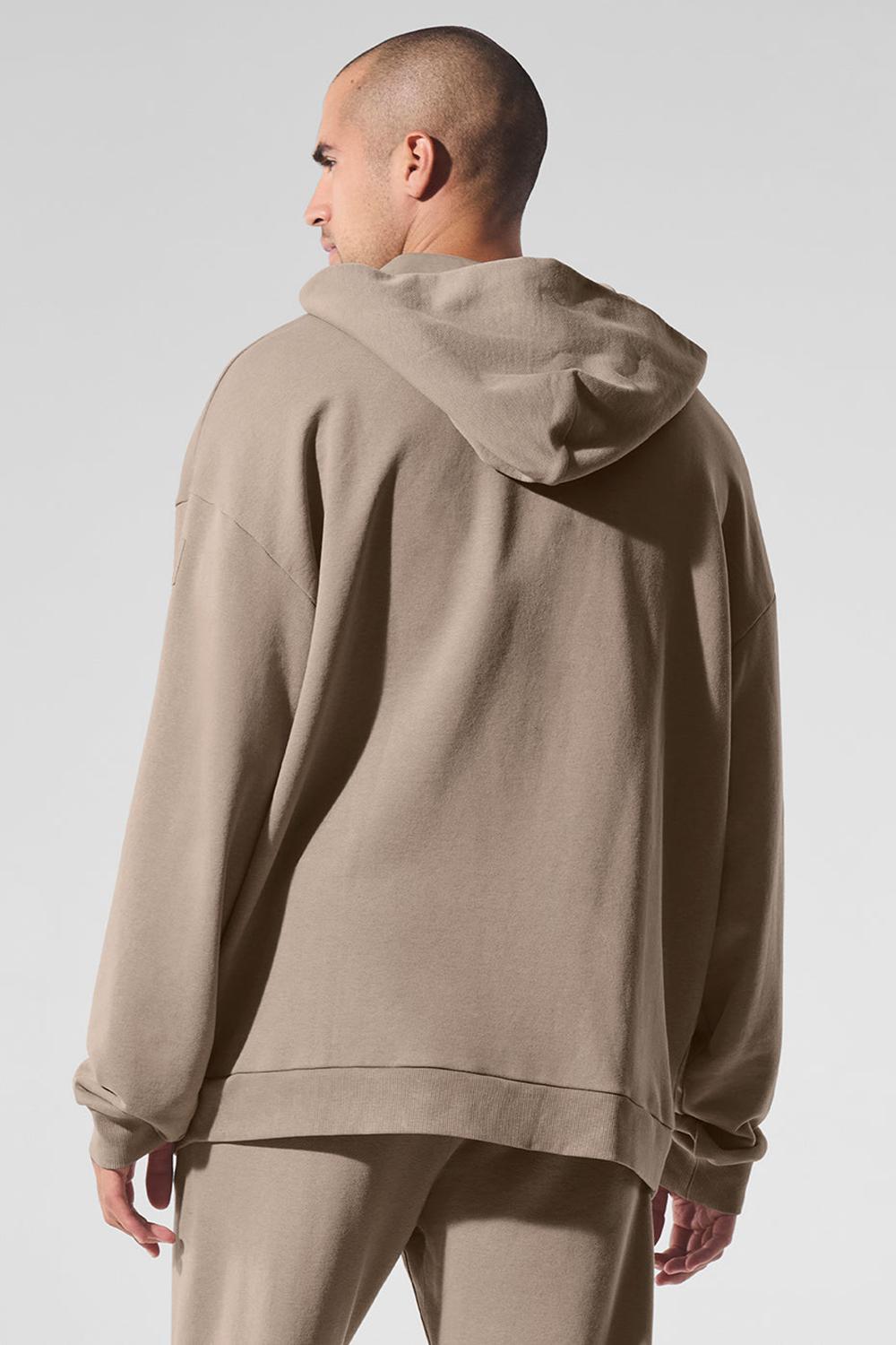 Gravel Wash Men Alo Yoga Chill Vintage Wash Hoodie | Australia  65470-IOCF