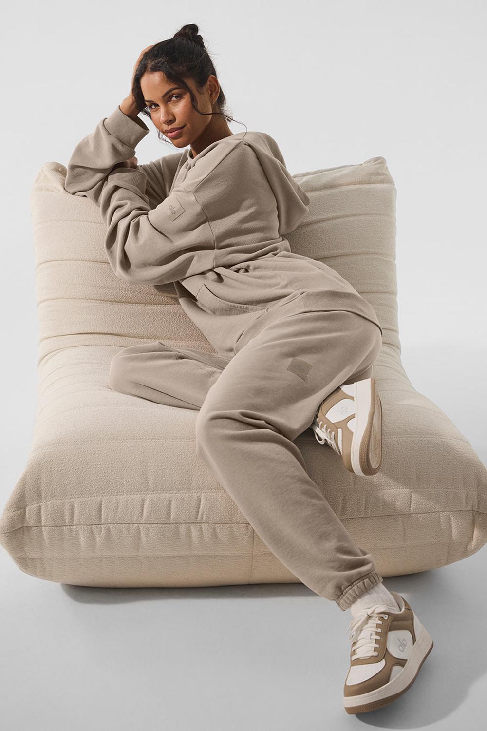 Gravel Wash Women Alo Yoga Chill Vintage Wash Hoodie | Australia  24568-RMSW