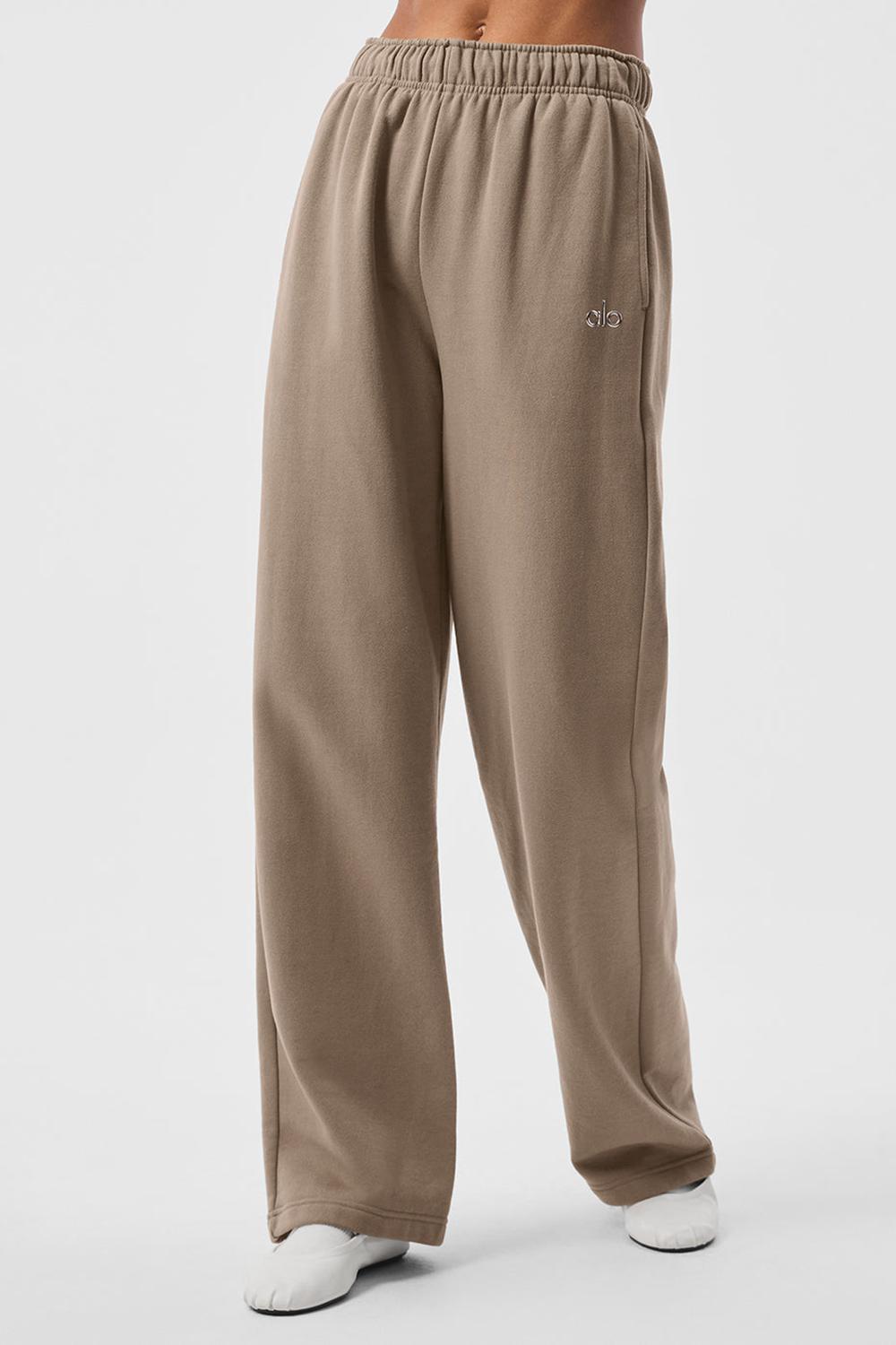 Gravel Women Alo Yoga Accolade Straight Leg Sweatpant | Australia  03857-TNUP