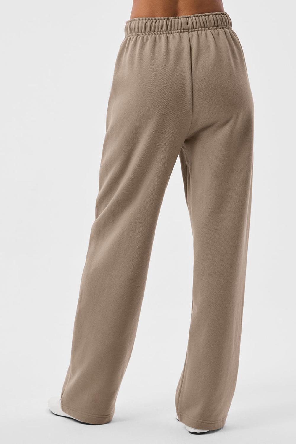 Gravel Women Alo Yoga Accolade Straight Leg Sweatpant | Australia  03857-TNUP