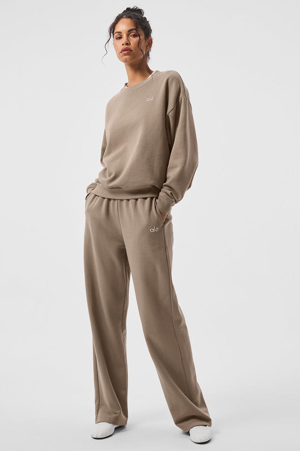 Gravel Women Alo Yoga Accolade Straight Leg Sweatpant | Australia  03857-TNUP