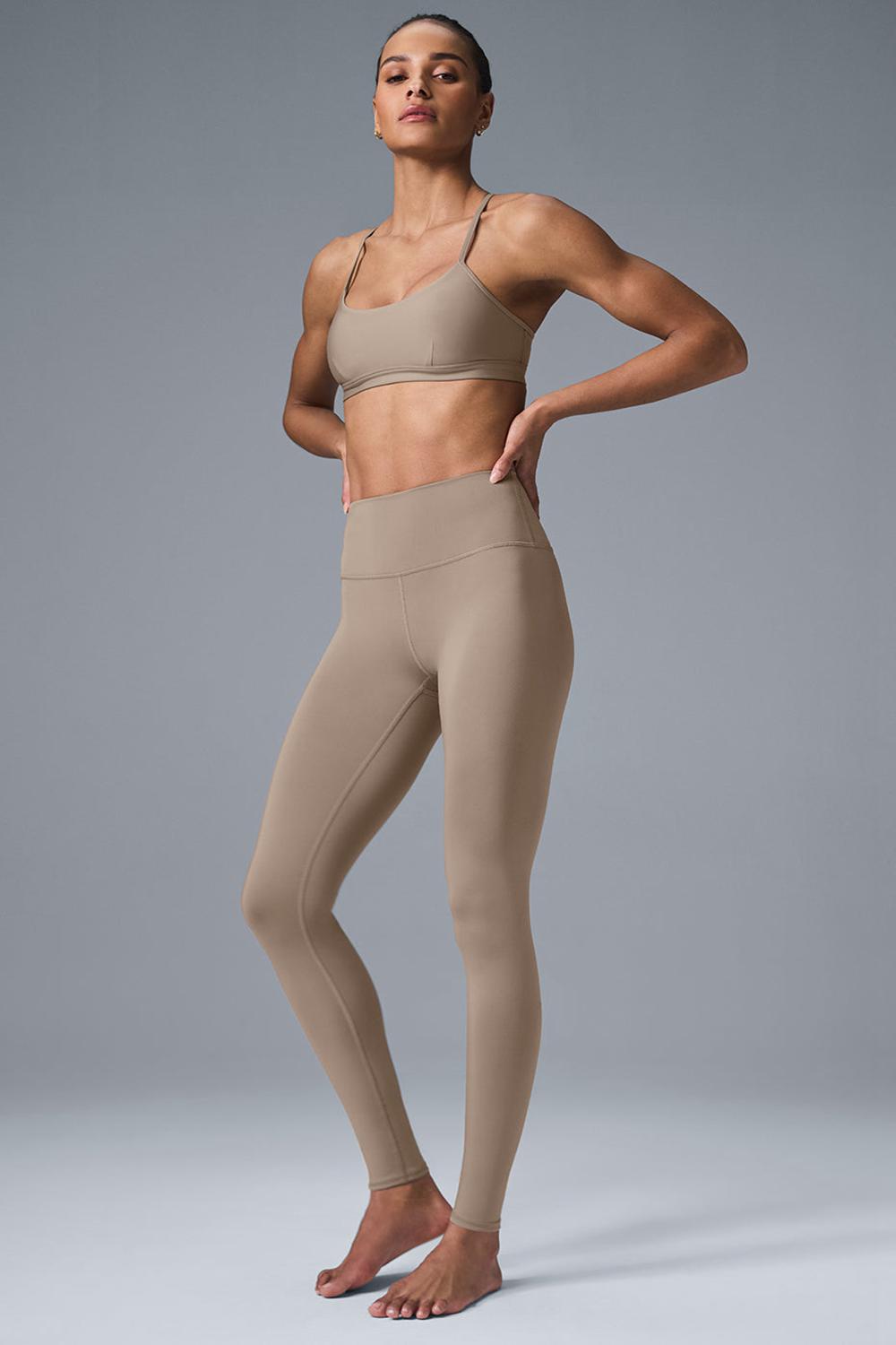 Gravel Women Alo Yoga Airlift Intrigue Bra | Australia  65437-HLFN