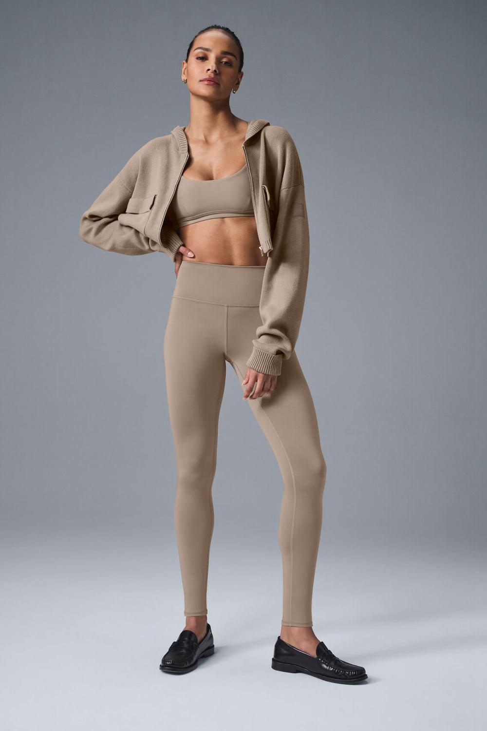 Gravel Women Alo Yoga High-Waist Airlift Legging | Australia  34509-RQWL