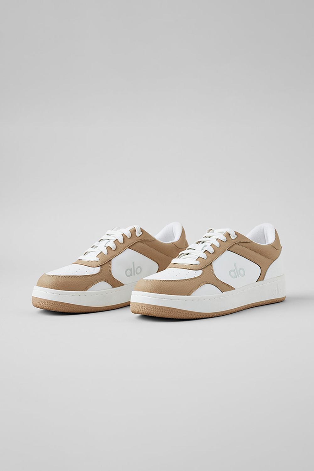 Gravel / White Women Alo Yoga Recovery Mode Sneaker | Australia  13270-FMSX